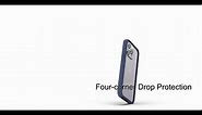 K TOMOTO iPhone 13 Pro Max Bumper Case-Blue