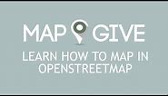 Learn How To Map in OpenStreetMap