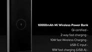 10000mAh Mi Wireless Power Bank