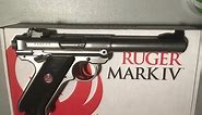 Ruger Mark IV Target Stainless Unboxing & Review
