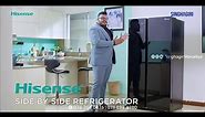 Hisense Side by Side Refrigerator