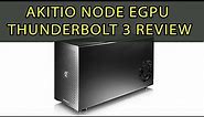 Akitio Node eGPU Thunderbolt 3 PCIe Card Review