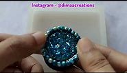 How to make Resin pearl and glitter popsocket easy and simple step by step full details tutorial