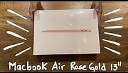 Macbook air 2020 Rose Gold/ Oro Rosa 13 pulgadas unboxing "primeras impresiones" Chip M1