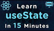 Learn useState In 15 Minutes - React Hooks Explained