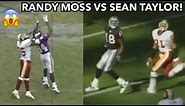 When Randy Moss MET Sean Taylor! Randy Moss vs Sean Taylor!