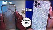 iPhone 11 Pro Max | Rhinestone Bling Out! | Refresh Your Phone Case with Crystals - EASY