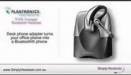 Plantronics 510S Voyager Bluetooth Headset with Desktop Adaptor Video Overview