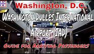 Washington Dulles International Airport (IAD) – Arrivals, Ground Transport and Metro trains Guide