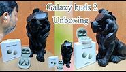Galaxy buds 2 Unboxing Colors Olive (Olive) 4K Video
