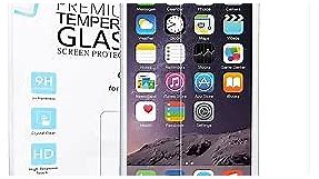 iPhone 6 Plus/6s Plus Screen Protector - 0.2mm Ultra Thin HD Tempered Glass Screen Protector 9H Hard Crystal Clear, High Response 3D Touch Compatible for Apple iPhone 6 Plus and 6s Plus