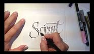 Tattoo Style Lettering with Lisa Engelbrecht