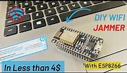 How to Make a Strong Wifi Jammer at Home without Coding | Wifi Deauther With Esp8266 Board |