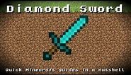Minecraft - Diamond sword! Recipe, Item ID, Information! *Up to date!*