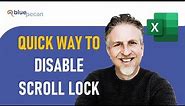 Turn Scroll Lock Off | Disable Scroll Lock in Excel | Turn Scroll Lock Off in Excel on Laptop
