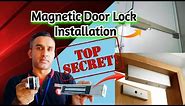 Magnetic Lock Installation || How to Install Electro Magnetic Door Lock || Mag Locks
