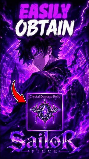 FASTEST WAY TO FARM CRYSTAL DAMAGE RELIC 💎 IN SAILOR PIECE 🔥