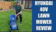 Hyundai Lawnmower 40V Lithium-ion battery powered lawn mower HYM40Li380P review assembly instruction