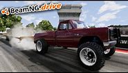 BeamNG.drive MP - FRAME TWISTING 1500HP 1ST GEN RAM AT TRUCK PULL DRAG RACE!!