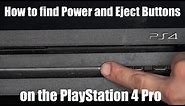 PS4 Pro - Power and Eject Buttons