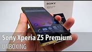 Sony Xperia Z5 Premium Dual SIM Unboxing (4K Display Phone) - GSMDome.com