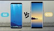 Samsung Galaxy Note 8 VS Samsung Galaxy S8 : Full Comparison