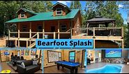 Peaceful Cabin Rentals - Bearfoot Splash Tour - Pigeon Forge Area Pool Cabin
