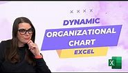 How to Create a Dynamic Organizational Chart in Microsoft Excel