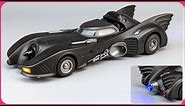 Satisfying with unboxing miniature Batmobile 1:24 scale diecast model car