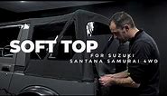 MF Black Soft top Suzuki Santana Samurai 4WD