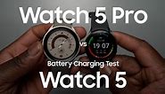 Our Samsung Galaxy Watch 5 battery charging test results are in