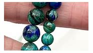 Wow Wow Wow! We are bringing you the world on a strand 💙💚 🌎 These gorgeous Azurite Malachite beads will be launching in 8mm & 6mm. Here at Chalmers Gems our focus is on quality and value for money as we endeavour to ensure you can use every bead on the strand 😁 What will you make with these beauties? These beads will launch on our Bead Drop . . . 💎Facebook Live @ 6pm Thursday 24th August 💎IG Live Friday 25th @ 6pm 💎CG Website Saturday 26th @ 8am 😁😁😁 #beads #gemstones #gems #jewelleryma