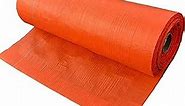 Orange Silt Fence Fabric Rolls (3 ft x 500 ft) - Sediment and Erosion Control - Temporary Fence for Construction Job Sites (Commercial Grade - 1.8 oz Thick, 1)