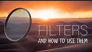 Photography Filters And How To Use Them. CPL, ND, Night Sky and UV Filter.