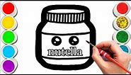 Nutella Drawing, Painting & Coloring For Kids and Toddlers_ Child Art