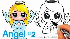 How to Draw an Angel step by step Cute and Easy