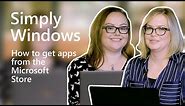 Windows 10 | How to get apps from the Microsoft Store