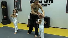 Martial Arts for Kids - First Self Defense Lesson (Krav Maga)