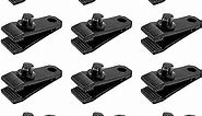 Tarp Clips Heavy Duty Lock Grip Clamps Thumb Screw Tent Clip Secures Tarps Awning Clamp Set for Camping Tarps Awnings Caravan Canopies Car Covers Swimming Pool Covers Boat Cover etc. (12)