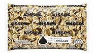 HERSHEY'S KISSES Milk Chocolate with Almonds Candy Bulk Bag, 66.7 oz