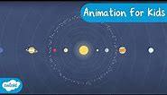 Movement of the Planets in our Solar System Animation | Twinkl Go!