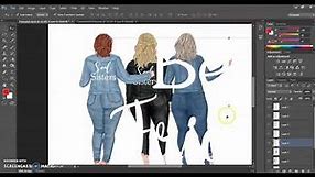 How to use clip art elements for creating best friends print