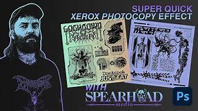 HOW TO: Simple Xerox/Photocopy Effect! - [Photoshop Tutorial] 2021