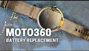 Moto360 (Gen 1) Battery Replacement - The slightly easier safer way