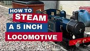 How to steam a 5 inch Simplex live steam locomotive #train #steam #locomotive #railway