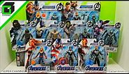 AVENGERS END GAME (Hasbro action figures COMPLETE SET) with Iron Man, Captain America, Thor, Thanos