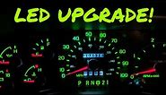 Ford Super Duty Instrument Cluster Removal and LED light bulb swap! 7.3