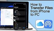 How to Transfer Files from iPhone to Laptop or Windows PC! [2 Ways]