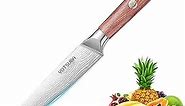 YOTSUBA Utility Knife – 5" Petty Kitchen Knife Forged High Carbon German Steel Full Tang & Razor Sharp Ergonomic Handle Design