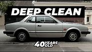 40 Year Old 1982 Honda Prelude 1st Generation Exterior Detail - Teliti Auto Detailing (Part 1)